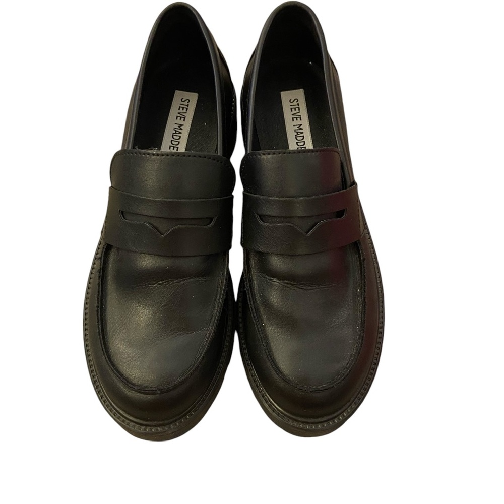 Steve Madden Course Lug Loafer Black Women's US Size 6